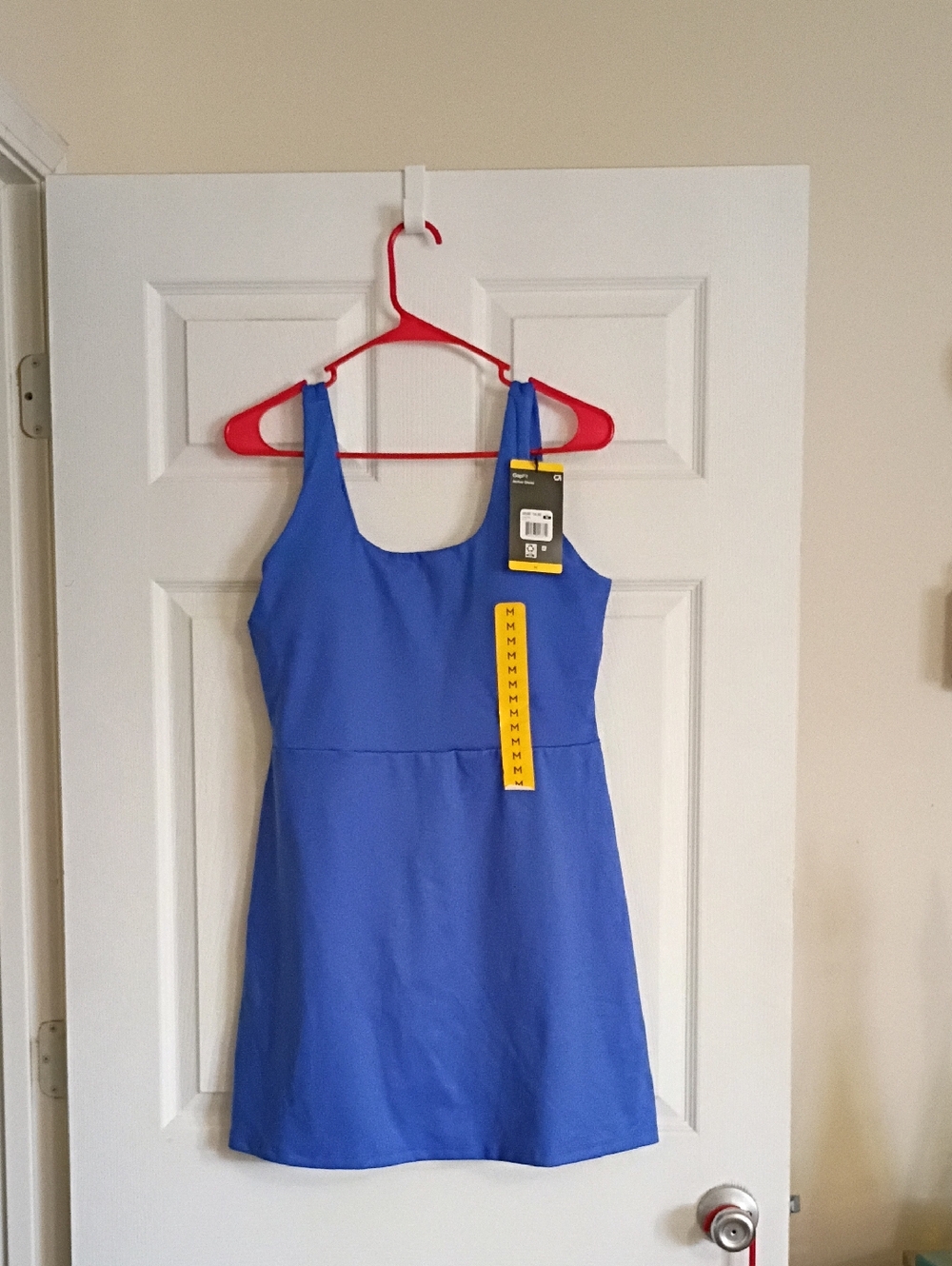 Royal Blue Sleeveless Scoop-Neck Mini Dress